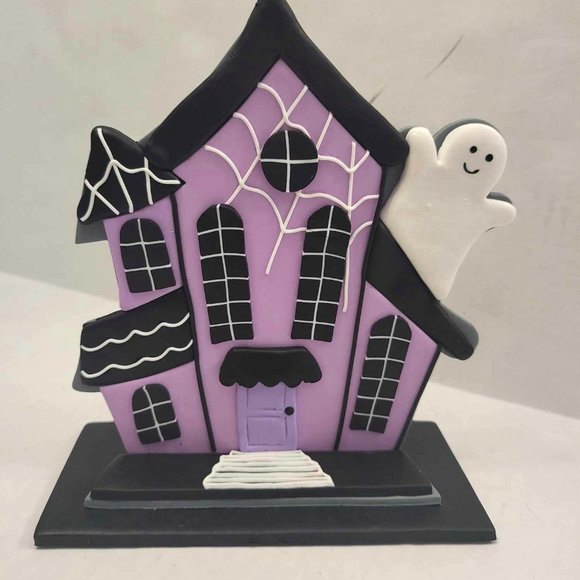 Adorable Pastel Goth Stand Up Haunted House! Spooky Halloween Gol - Picture 1 of 2
